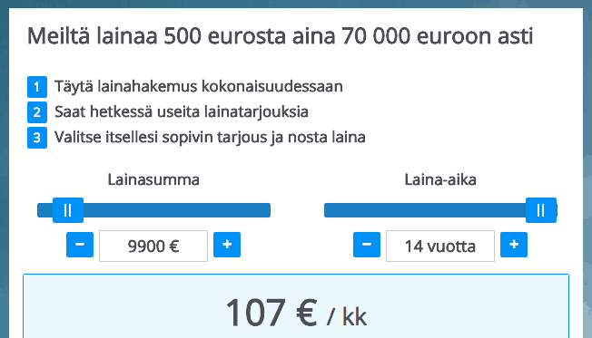 Lainaa24 Lainalaskuri
