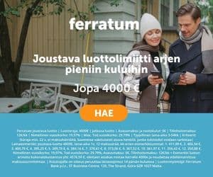 Ferratum Joustoluotto Tuo Helpotusta Arjen Yllättäviin Menoihin! | Ferratum Joustoluotto.